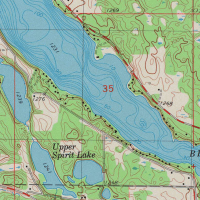 United States Geological Survey Cumberland, WI (1982, 24000-Scale) digital map
