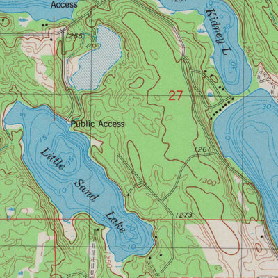 United States Geological Survey Cumberland, WI (1982, 24000-Scale) digital map