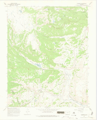 United States Geological Survey Cumbres, CO (1967, 24000-Scale) digital map