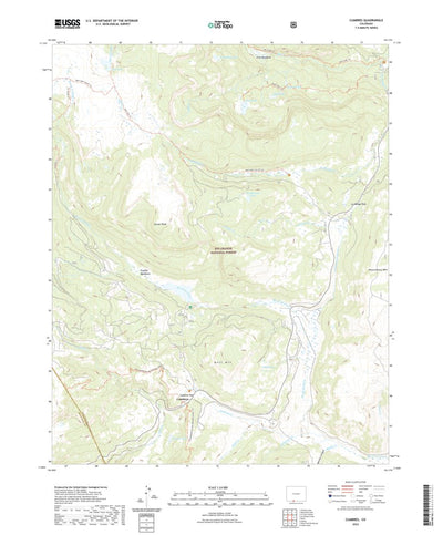 United States Geological Survey Cumbres, CO (2022, 24000-Scale) digital map