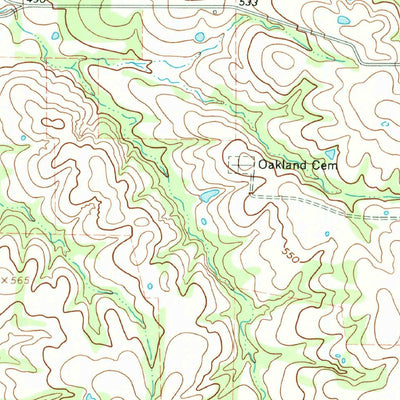 United States Geological Survey Cumby, TX (1964, 24000-Scale) digital map