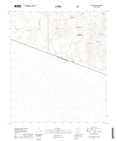 United States Geological Survey Cumero Mountain, AZ (2021, 24000-Scale) digital map