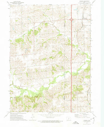 United States Geological Survey Cumming, IA (1972, 24000-Scale) digital map