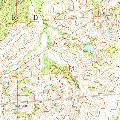 United States Geological Survey Cumming, IA (1972, 24000-Scale) digital map