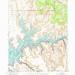 United States Geological Survey Cummings Mesa, UT-AZ (1953, 62500-Scale) digital map