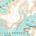 United States Geological Survey Cummings Mesa, UT-AZ (1953, 62500-Scale) digital map