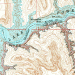 United States Geological Survey Cummings Mesa, UT-AZ (1953, 62500-Scale) digital map