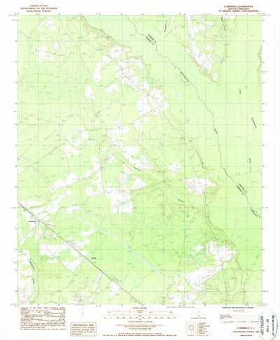 United States Geological Survey Cummings, SC (1988, 24000-Scale) digital map