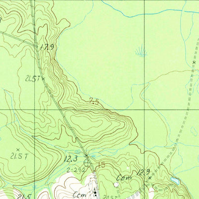 United States Geological Survey Cummings, SC (1988, 24000-Scale) digital map