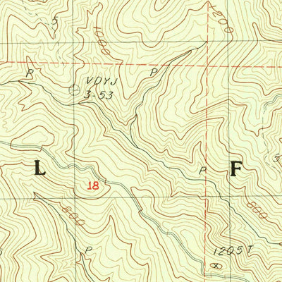 United States Geological Survey Cummins Peak, OR (1984, 24000-Scale) digital map