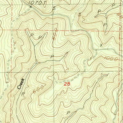 United States Geological Survey Cummins Peak, OR (1984, 24000-Scale) digital map