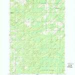 United States Geological Survey Cunard, MI (1989, 24000-Scale) digital map