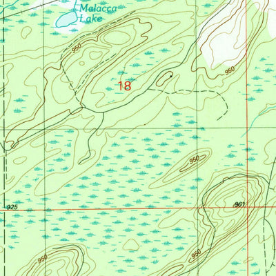 United States Geological Survey Cunard, MI (1989, 24000-Scale) digital map