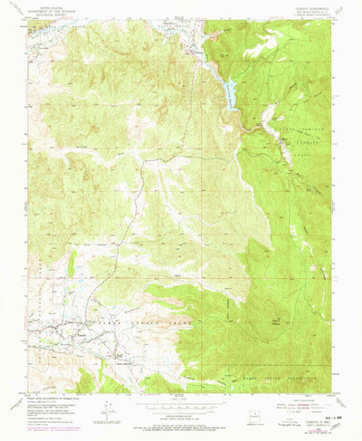 United States Geological Survey Cundiyo, NM (1958, 24000-Scale) digital map