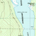 United States Geological Survey Cunliffe Lake, ME (1986, 24000-Scale) digital map