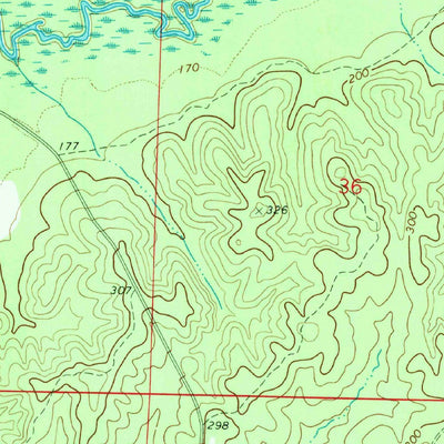 United States Geological Survey Cunningham, AL (1970, 24000-Scale) digital map