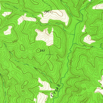 United States Geological Survey Cunningham Creek, TX (1961, 24000-Scale) digital map