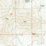 United States Geological Survey Cunningham Pass, AZ (1990, 24000-Scale) digital map