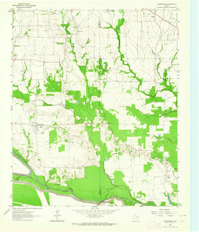 United States Geological Survey Cunningham, TX (1963, 24000-Scale) digital map