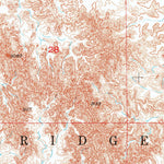 United States Geological Survey Cuny Table West, SD (1951, 24000-Scale) digital map