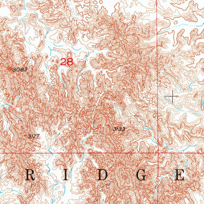 United States Geological Survey Cuny Table West, SD (1951, 24000-Scale) digital map