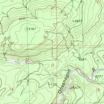 United States Geological Survey Cup Lake, MI (1982, 25000-Scale) digital map