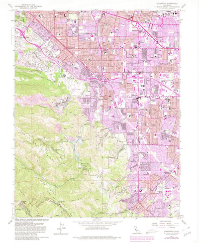 United States Geological Survey Cupertino, CA (1961, 24000-Scale) digital map
