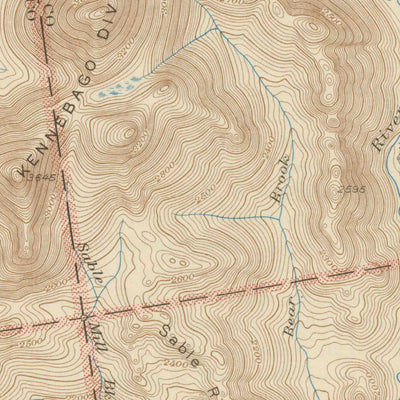 United States Geological Survey Cupsuptic, ME (1935, 62500-Scale) digital map