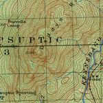 United States Geological Survey Cupsuptic, ME (1950, 50000-Scale) digital map