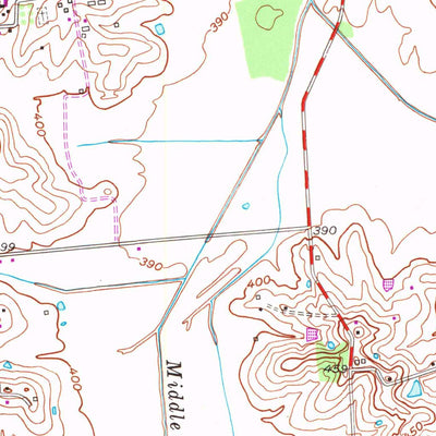 United States Geological Survey Curdsville, KY (1953, 24000-Scale) digital map