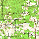 United States Geological Survey Cureall, MO (1944, 62500-Scale) digital map