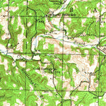 United States Geological Survey Cureall, MO (1944, 62500-Scale) digital map