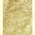 United States Geological Survey Cureall, MO (1946, 62500-Scale) digital map