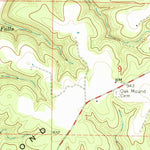 United States Geological Survey Cureall NW, MO (1968, 24000-Scale) digital map