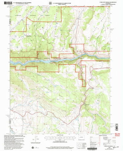 United States Geological Survey Curecanti Needle, CO (2001, 24000-Scale) digital map
