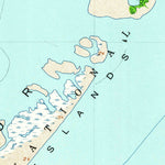 United States Geological Survey Curlew Islands Oe E, LA (1951, 24000-Scale) digital map