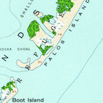 United States Geological Survey Curlew Islands Oe E, LA (1951, 24000-Scale) digital map