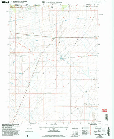 United States Geological Survey Curlew Junction, UT-ID (2001, 24000-Scale) digital map