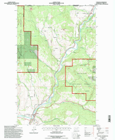 United States Geological Survey Curlew, WA (1992, 24000-Scale) digital map