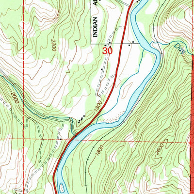United States Geological Survey Curlew, WA (1992, 24000-Scale) digital map
