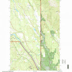 United States Geological Survey Curley Creek, ID-MT (1997, 24000-Scale) digital map