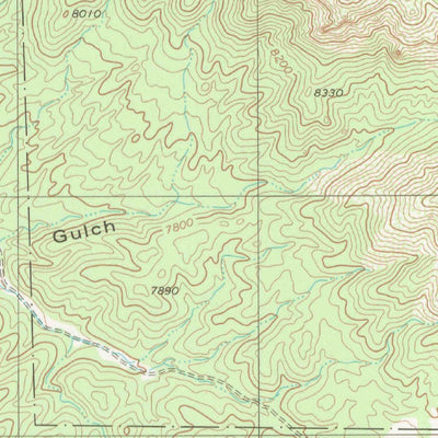 United States Geological Survey Curley Peak, CO (1980, 24000-Scale) digital map