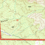 United States Geological Survey Curley Peak, CO (1994, 24000-Scale) digital map