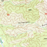 United States Geological Survey Curley Peak, CO (1994, 24000-Scale) digital map