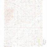 United States Geological Survey Curlow Flat, NV (1986, 24000-Scale) digital map