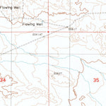 United States Geological Survey Curlow Flat, NV (1986, 24000-Scale) digital map