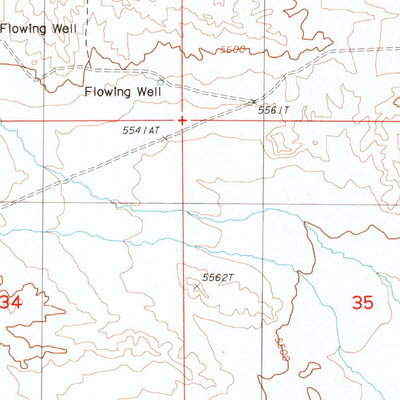 United States Geological Survey Curlow Flat, NV (1986, 24000-Scale) digital map