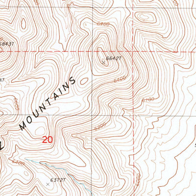 United States Geological Survey Curlow Flat, NV (1986, 24000-Scale) digital map
