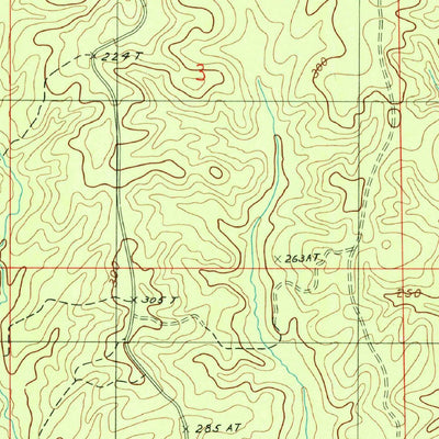United States Geological Survey Curr Creek, LA (1985, 24000-Scale) digital map