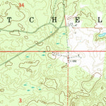 United States Geological Survey Curran, MI (1972, 24000-Scale) digital map